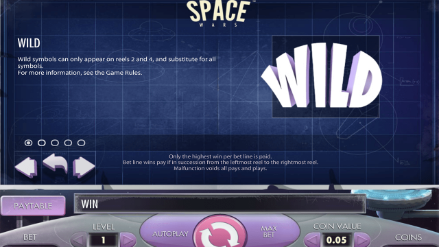 Игровой интерфейс Space Wars 3